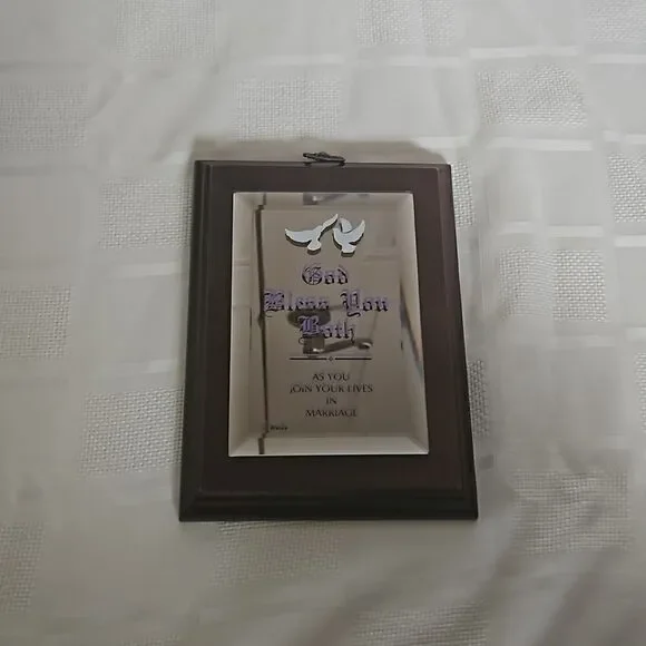 Wells Wooden Hanging Picture Frame For Wedding Couple 6×8 - Picture 12 of 16